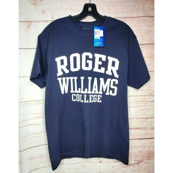 Barnes & Noble Med Authentic Champion Embroidered Roger Williams College Shirt - Picture 1 of 10